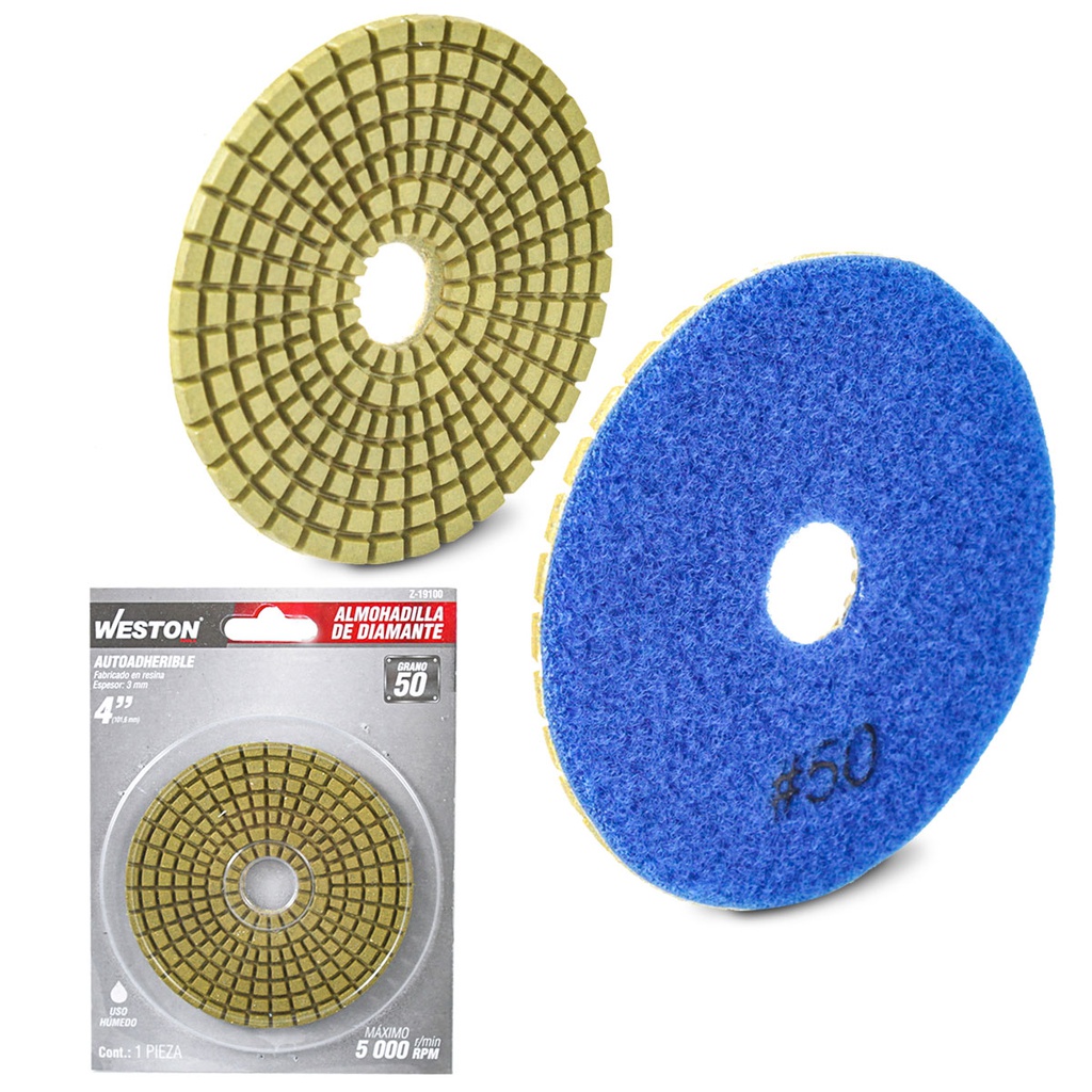 PAD DE DIAMANTE PARA PULIDO 4'' G800