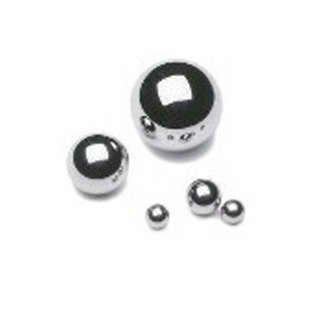 BALINES DE ACERO 3/16" CR GR  (Precio x pza - Empaque c/100 pzas)