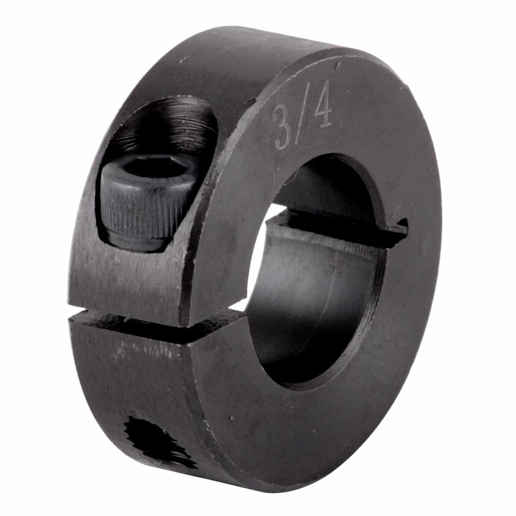 COLLARIN BIPARTIDO NEGRO ¾”