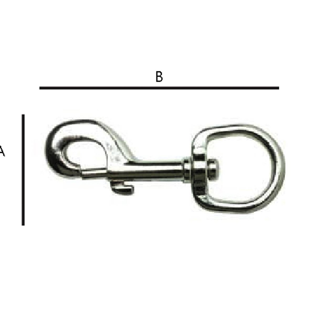 BANDOLA C/GANCHO NIQUELADO 3/8"