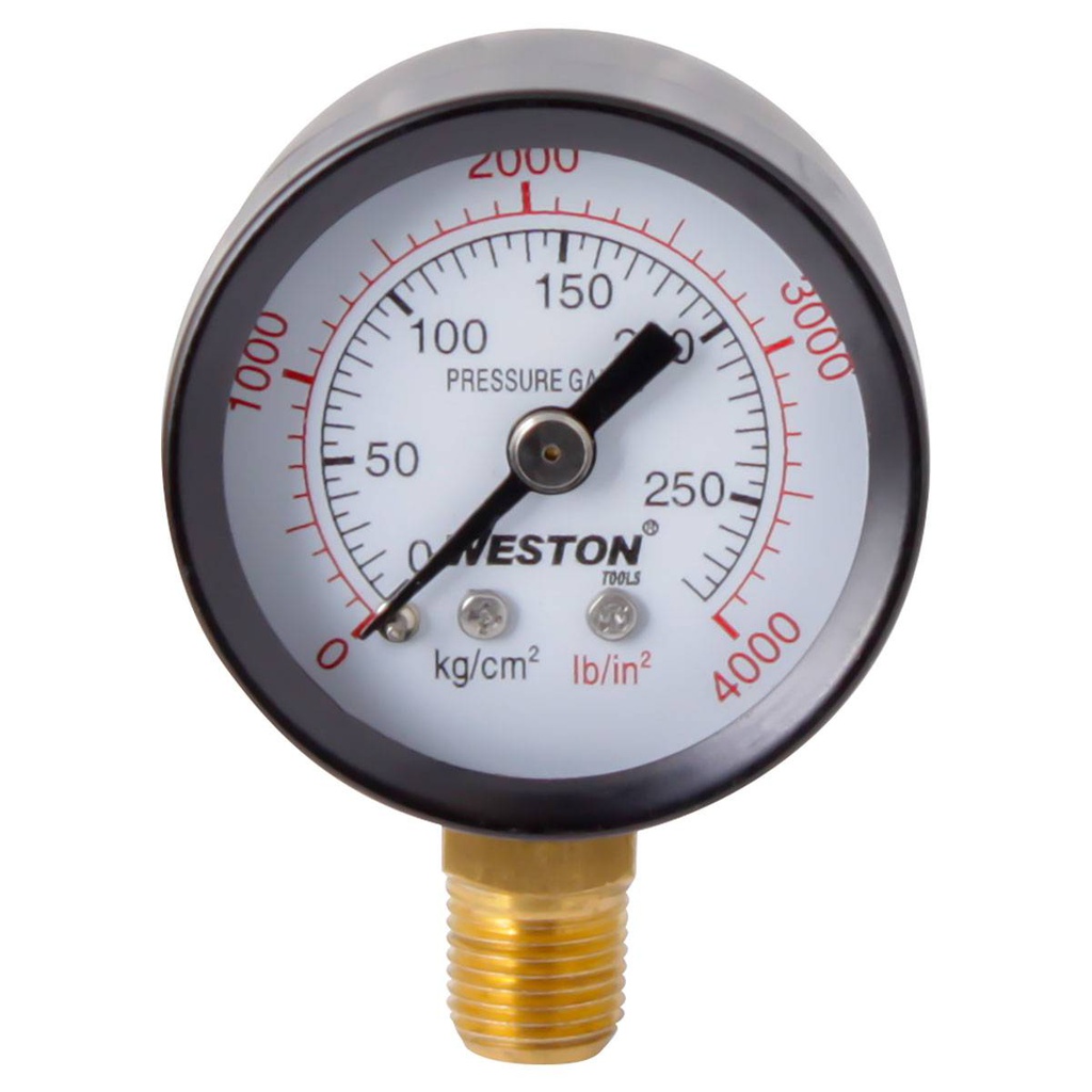 MANOMETRO 2" 1/4" NPT 100 LBS/7KG