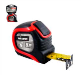 FLEXOMETRO 5M X 27MM ROJO CINTA ANCHA