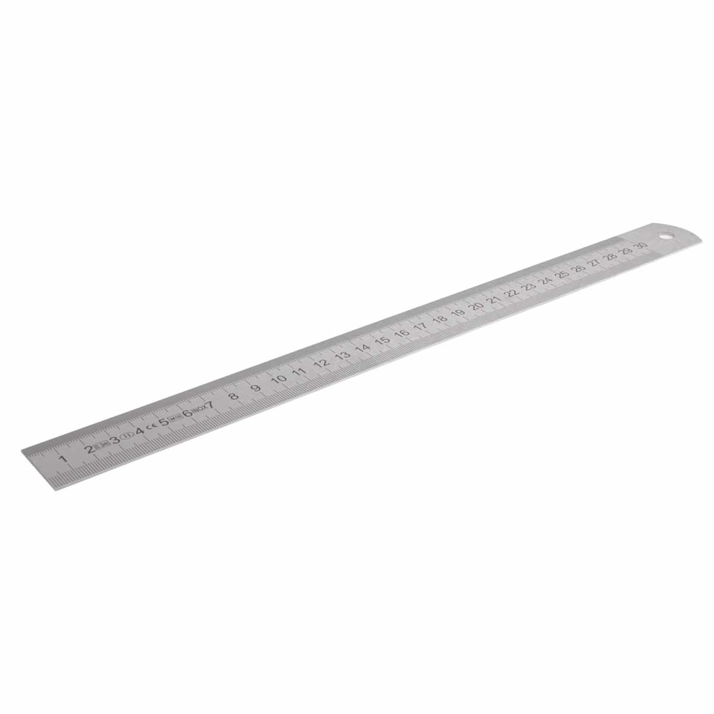 REGLA DE ACERO SEMI RIGIDA 8"