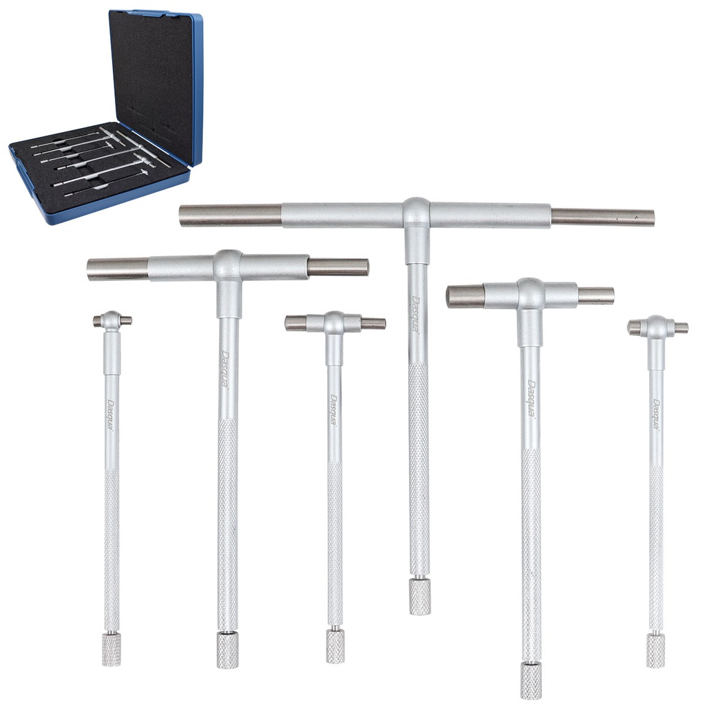 JUEGO DE CALIBRADOR TELESCOPICO 6"*5/16-6"/HASTA 6"* 6 pzs.