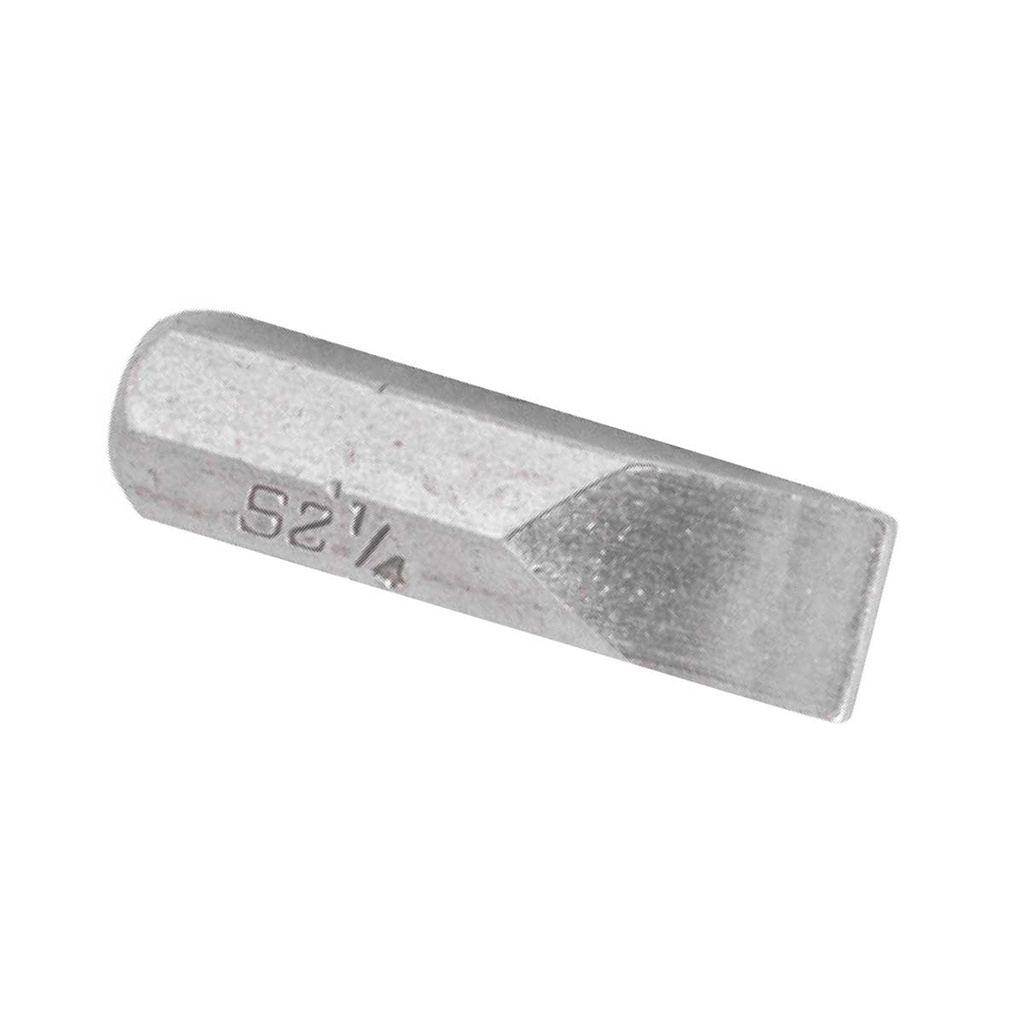 PUNTA PLANAS P/DES.1/4 X 1" (PRECIO POR PIEZA, EMPAQUE CJA C/30 PZS)