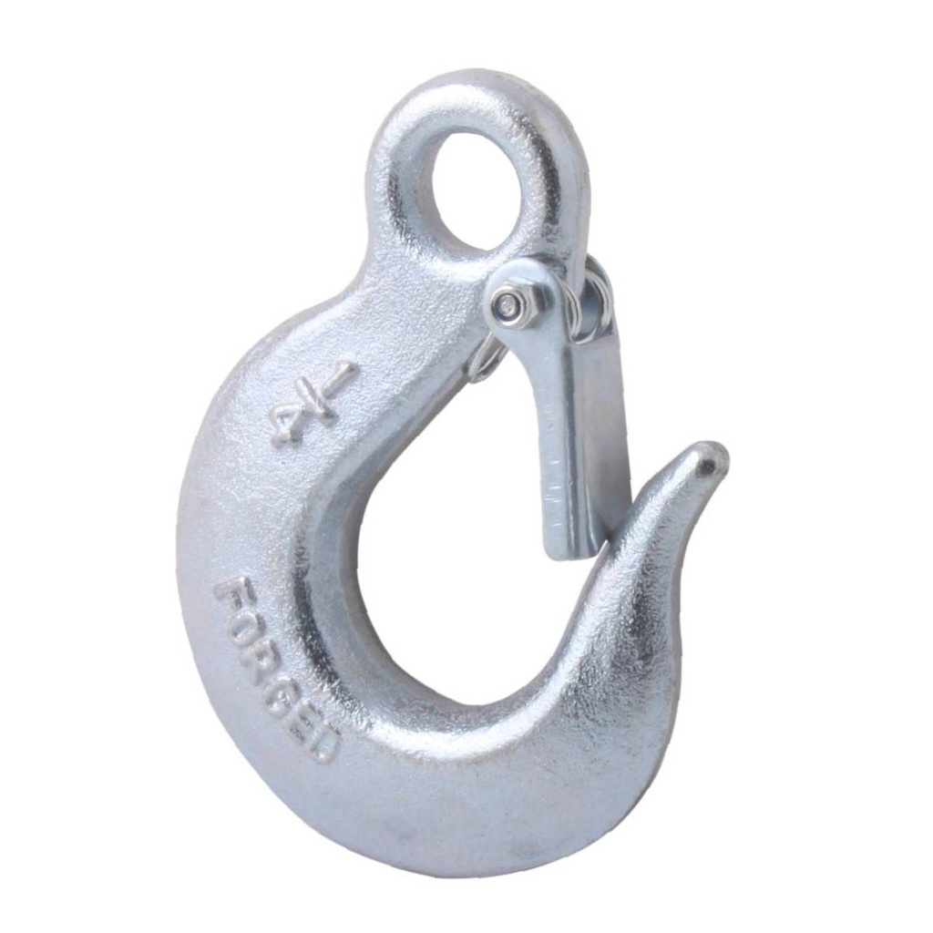 GANCHO FORJADO C/OJO Y SEGURO 1/4"