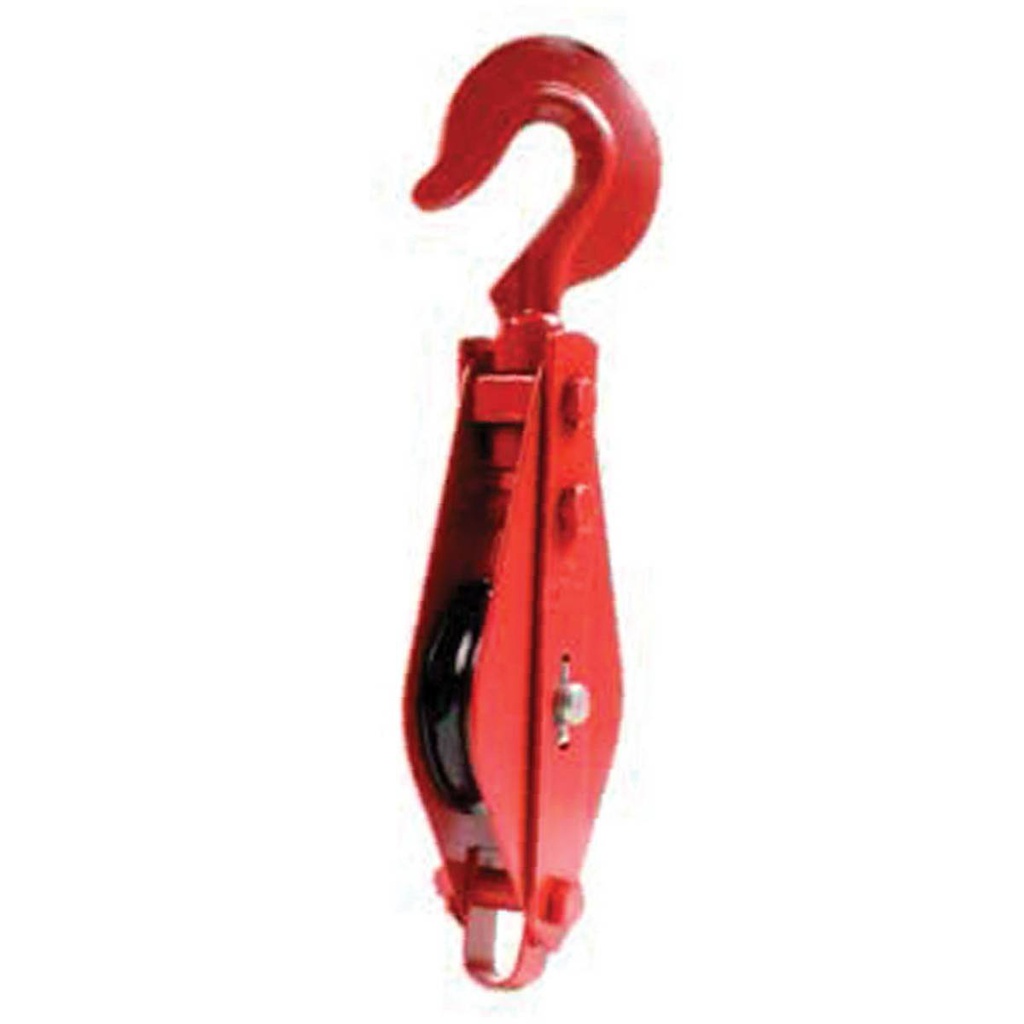 POLEA GARRUCHA P/CABLE SENCILLA 8" 5T