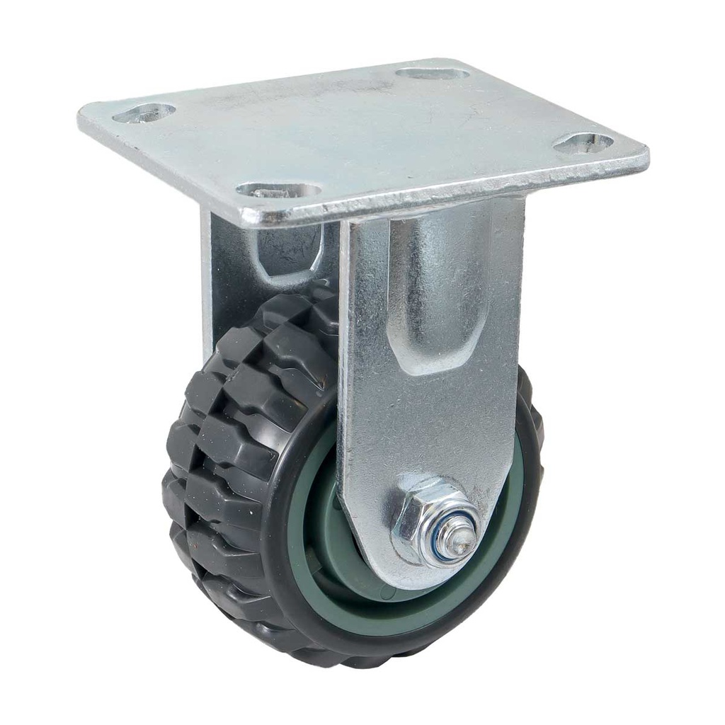 RODAJA DE PU CENTRO PP FIJA TIPO TRACTOR 6" (150*50MM)