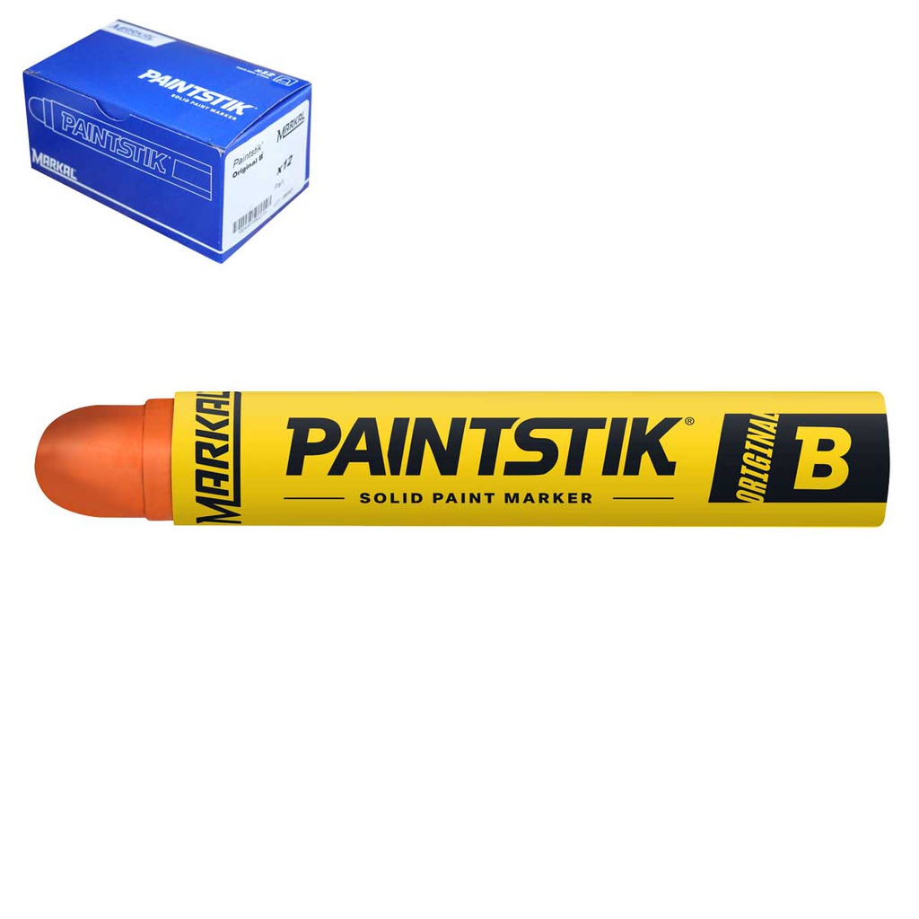 MARCADOR B PAINTSTIK NARANJA (Precio x pieza - Empaque c/12 pzas)