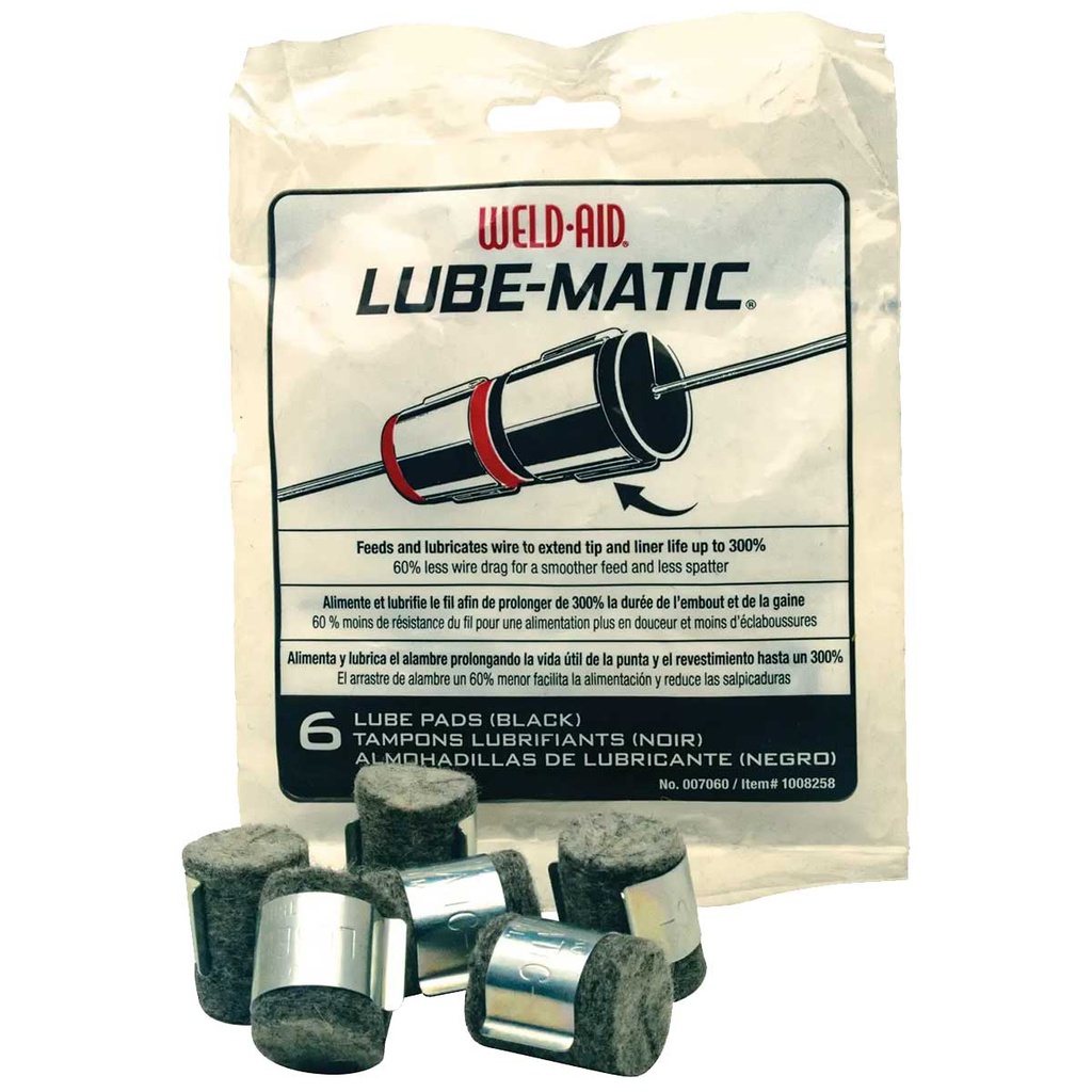 ALMOHADILLAS PARA LUBRICACIÓN PARA MICRO ALAMBRE LUBE-MATIC