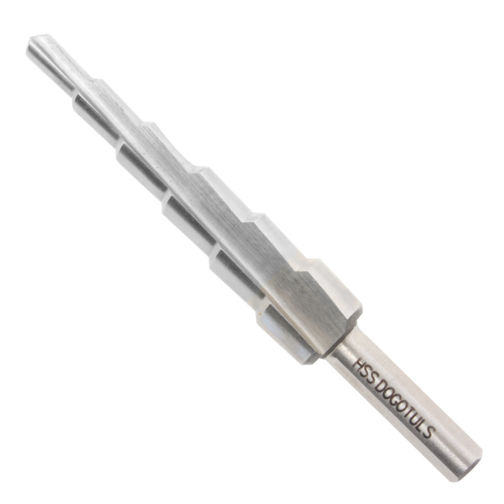 BROCA ESCALONADA M2 3/16"-1/2" ZN 1/4"