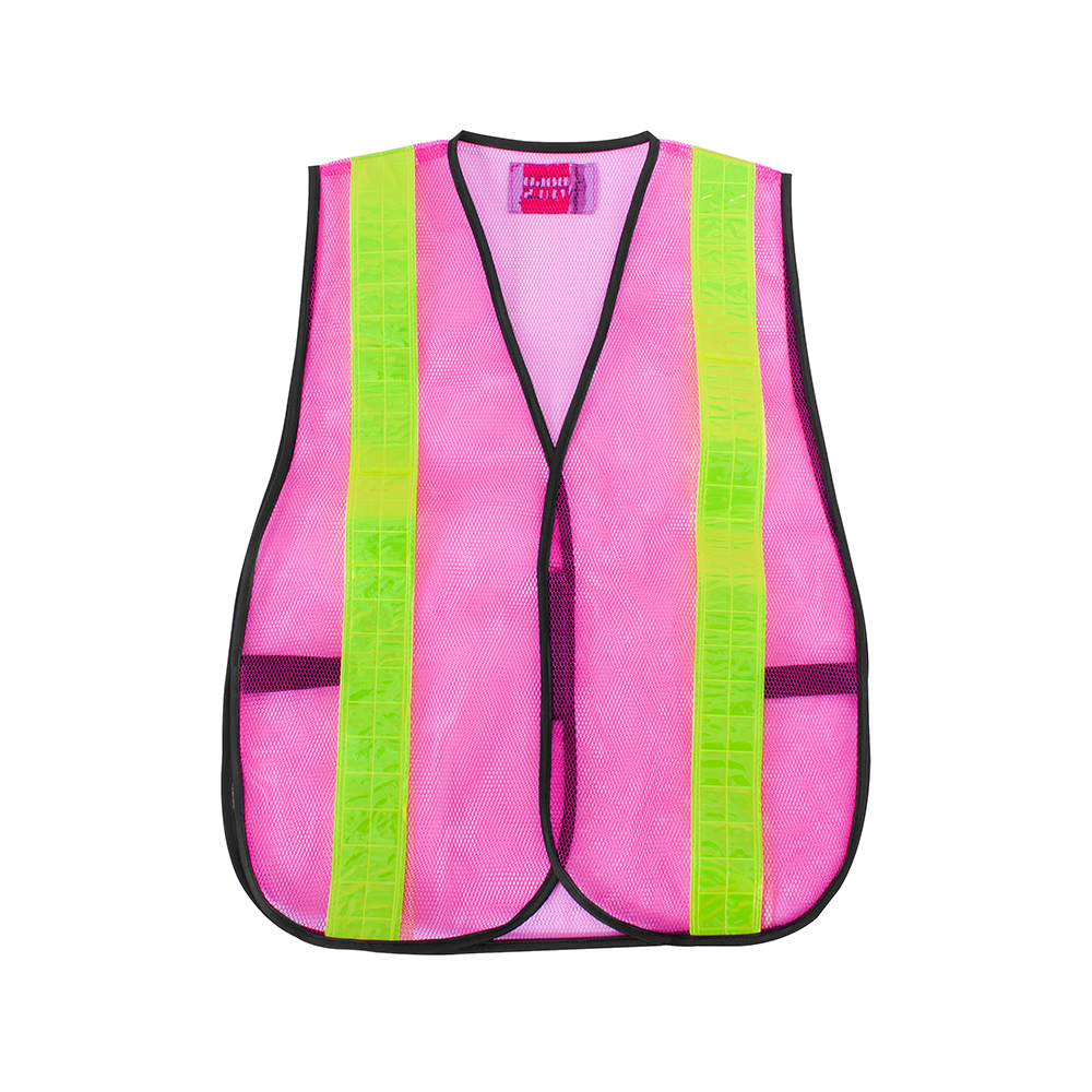 CHALECO MALLA ROSA DE SEGURIDAD D1