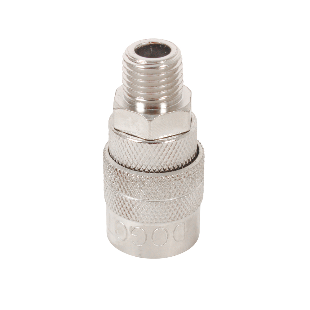 CONEXIÓN RAPIDA MACHO ACERO 1/4" NPT