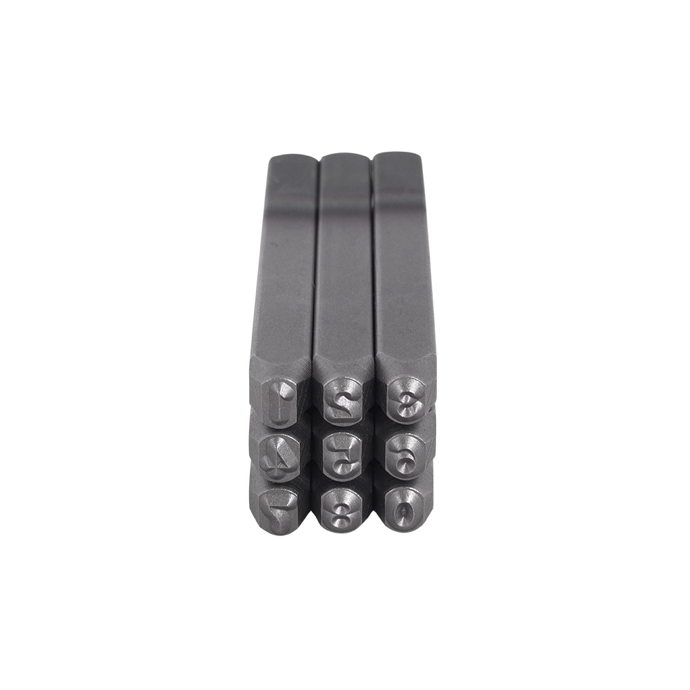 JGO DE NUMEROS 5/32" GOLPE DE ACERO 4mm