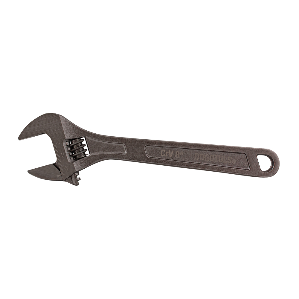 LLAVE AJUSTABLE 8" CRV NIQUEL NEGRO