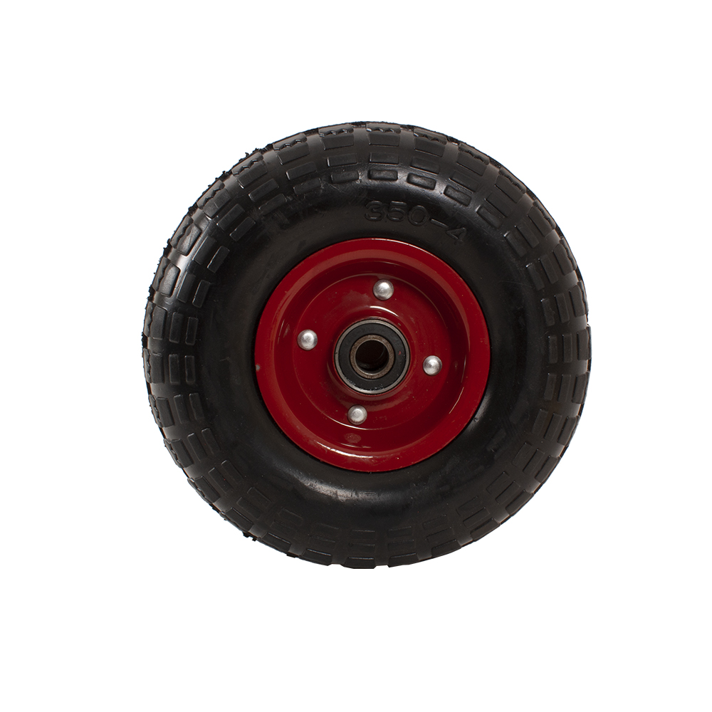 RUEDA DE HULE SÓLIDO 10"