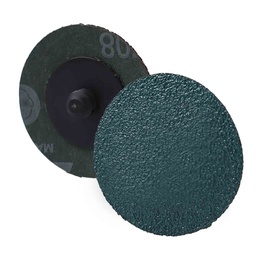 [CR-13470] DISCO 3'' CAMBIO RAP. ZF G60 ROLOC TELA DE FIBRA (Precio x pieza - Empaque c/25 pzas)