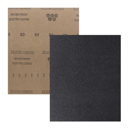 [LW-1060] HOJA DE LIJA DE AGUA CARBURO SILICIO 9" x 11" G400 (Precio x Empaque c/100 pzas)