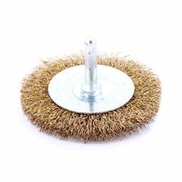 [Z-10730] CEPILLO CIRCULAR ONDULADO 3" C/VASTAGO 1/4" A. LATONADO .014"