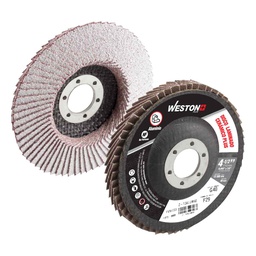 [Z-13ALUM60] DISCO LAMINADO CERAMICO P/ALUMINIO C/RESPALDO D/FIBRA D/VIDRIO 4-1/2'' G60 F29