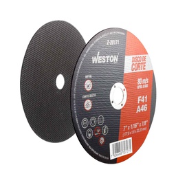[Z-20171] DISCO D/CORTE P/METAL 7'' x 1/16''(1.58) x 7/8'' F41 (PAQUETE C/10 PZAS)