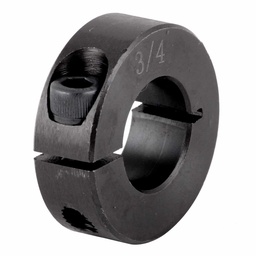 [A-19865] COLLARIN BIPARTIDO NEGRO ¾”