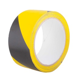 [TP-1015] CINTA DE SEÑALIZACIÓN NEGRO/AMARILLO 50mm X 18M ($ x pza, caja c/48)