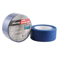[TP-1145] CINTA MASKING TAPE AZUL 7 DÍAS 48MM x 50M ($ x pza, caja c/48)