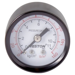 [W-10090] MANOMETRO 1-1/2" 1/8"NPT POSTERIOR 11KG/