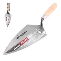 [Z-26030] CUCHARA FORJADA TIPO FILADELFIA 10" MANGO D/MADERA (Precio x pieza - Empaque c/12 pzas)