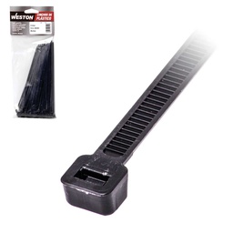 [Z-51255] CINCHO PLASTICO NEGRO 4.8 X 450MM    (bolsa c/100)