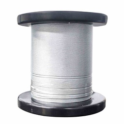[B-017] CABLE DE ACERO GALVANIZADO 7X7 3/16" ROLLO 1500M