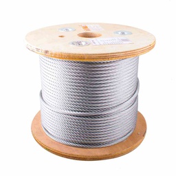 [B-237] CABLE DE ACERO ALMA DE FIBRA FC 6X26 1" ROLLO 1000M