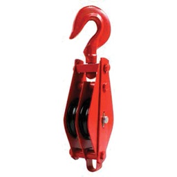 [C-00854-4] POLEA GARRUCHA P/CABLE DOBLE 4-1/2" 2T