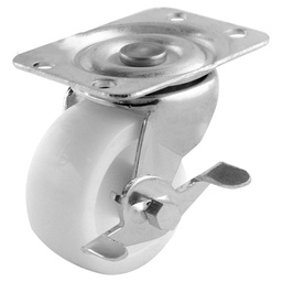 [Y-2036-50] RODAJA NYLON 2" GIRA. C/FRENO