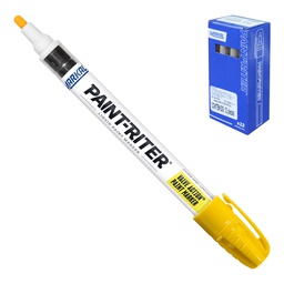 [STM-096821] MARCADOR VALVE ACTION AMARILLO (Precio x  Empaque c/12 pzas)