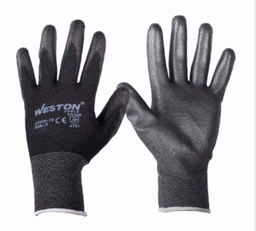 [CO002529] GUANTE NYLON NORMAL C/PU 13G NEGRO 9