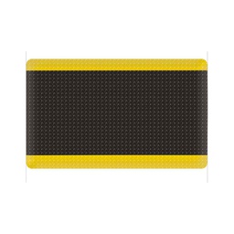 [TP-1310] TAPETE ANTIFATIGA T/DIAMANTE NEGRO/AMARILLO 9/16'' X 36'' X 120''