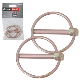 [C-00360] PERNO 1/4" (PRECIO X PIEZA - EMPAQUE C/2 PZAS)