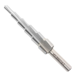 [PT1102] BROCA ESCALONADA M2 3/16"-7/8" ZN 1/4"