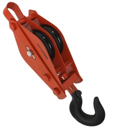 [RH5047] POLEA GARRUCHA DOBLE 5"1.5T GIRATORIA