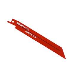 [KW1018] SEGUETA 9" X 6D SABLE BIMETALICA ROJA